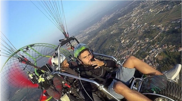 Vol en paramoteur avec pilote Averiro 