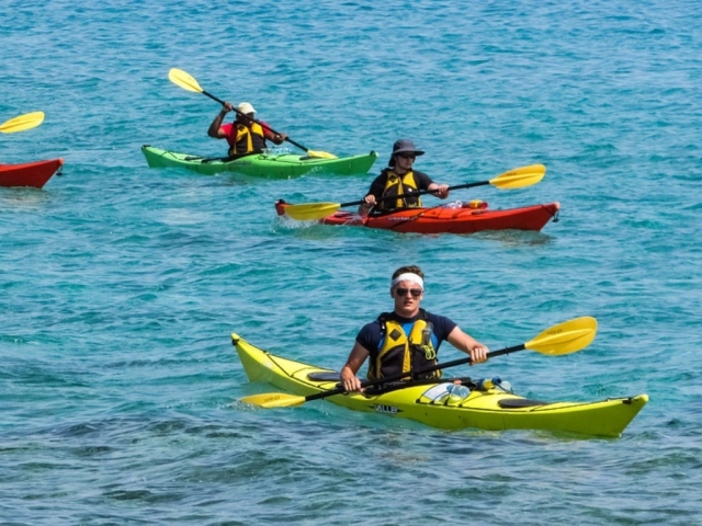 Ruta en kayak para grupos