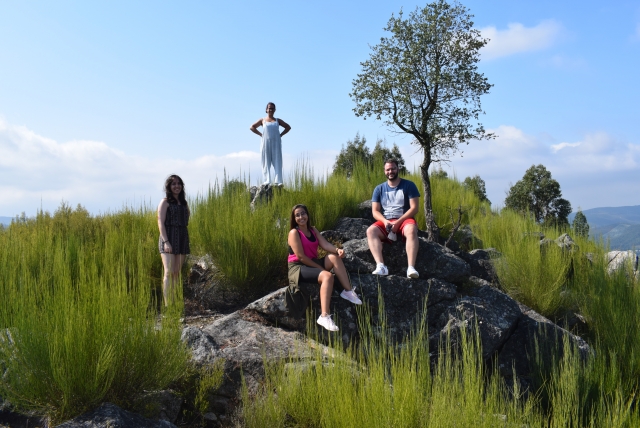 A montanha durante o passeio de 4x4 pelo Paiva