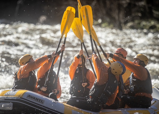  Rafting auf dem Fluss Paiva in Arouca (Porto) 