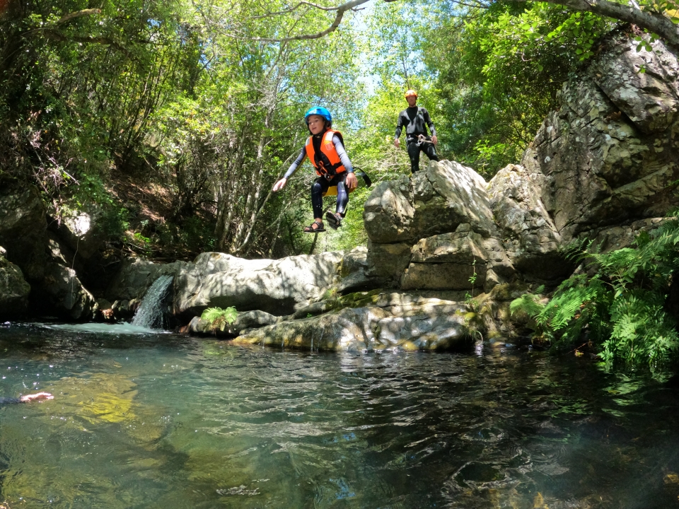  Jumping into the Paiva River 
