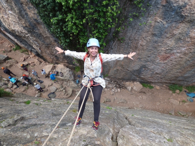  Relaxed during the descent 