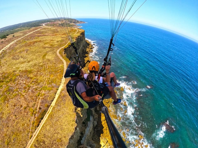  Paragliding flight in Sesimbra 