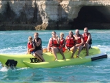 Bananenboot entlang der Algarveküste 10 Minuten