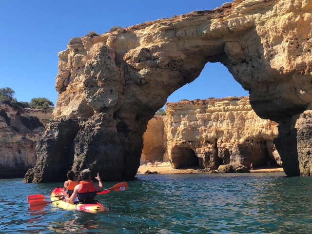  route in kayak portugal 