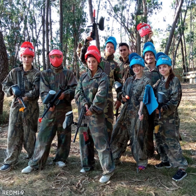  Prepared for the paintball game 