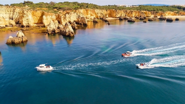  giro in barca nell'Algarve 