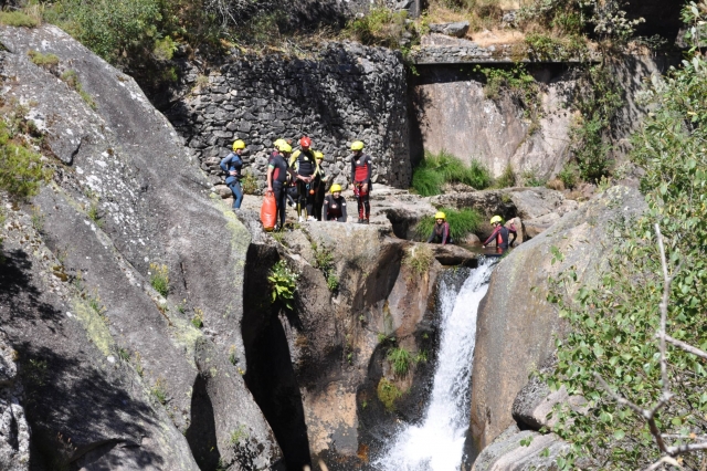  preparato per il salto. 