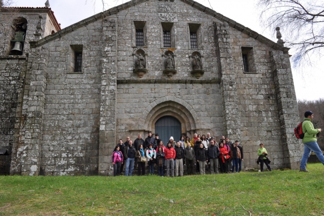 Group photo during the route 