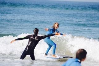 Bonus 3 Surfkurse an der Costa de Caparica 1 Stunde und 30