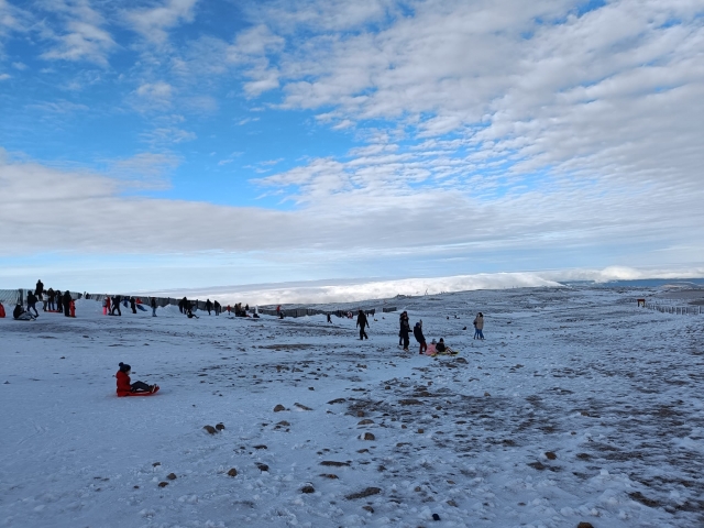  neige sur la Serra de Estrela 