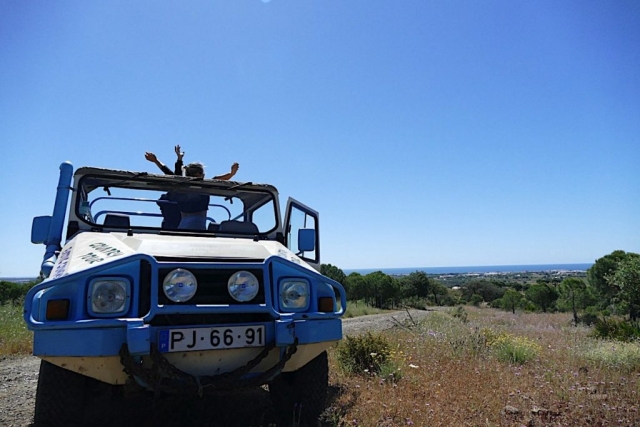  attraversando le acque del Guadiana 