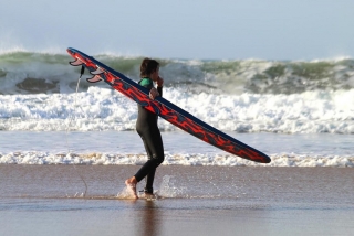 Bonus 3 private surf lessons Carcavelos Beach 1h 30