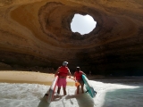 Rota de paddle surf Algar de Benagil, Praia Benagil 2h