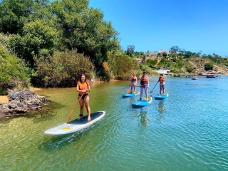 Location de paddle surf à Praia da Franquia pendant 4 heures