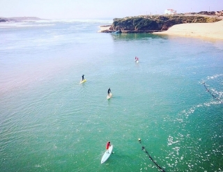 Location de paddle surf à Praia da Franquia pendant 8 heures
