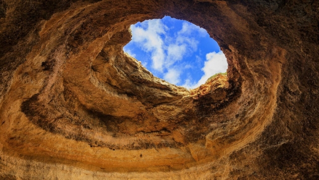 Interior de la cueva