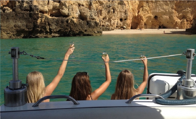 Paseo en barco por el Algarve