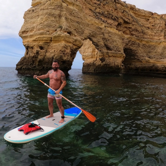 Benagil en paddle surf