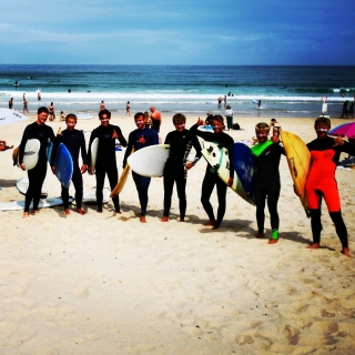 Cours de surf en groupe de 2 heures à Peniche