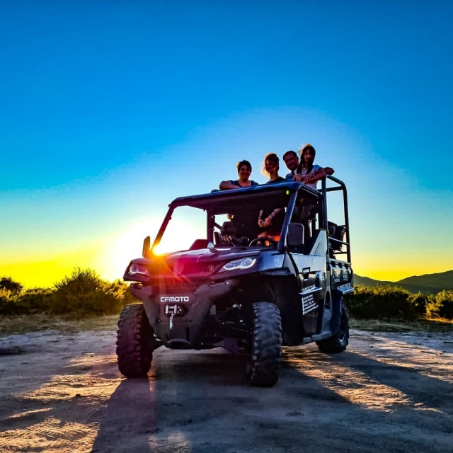  Tramonto dal nostro buggy fuoristrada 