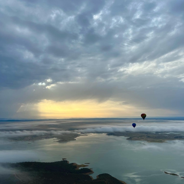 El cielo desde el globo