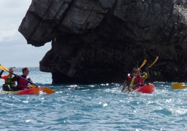 Kayak con amigos
