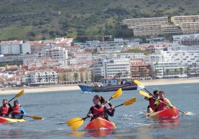 Kayaking en Sesimbra