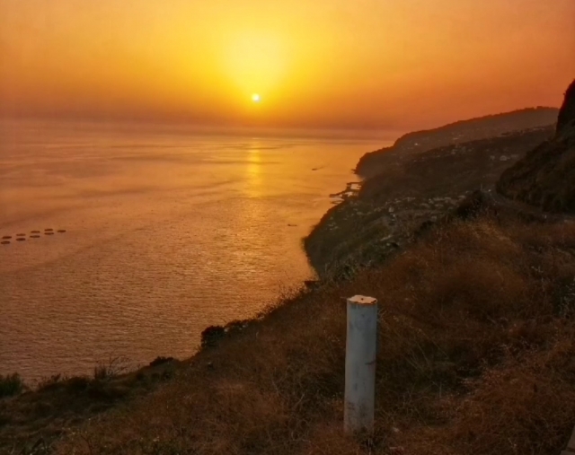 Puesta de sol en Madeira