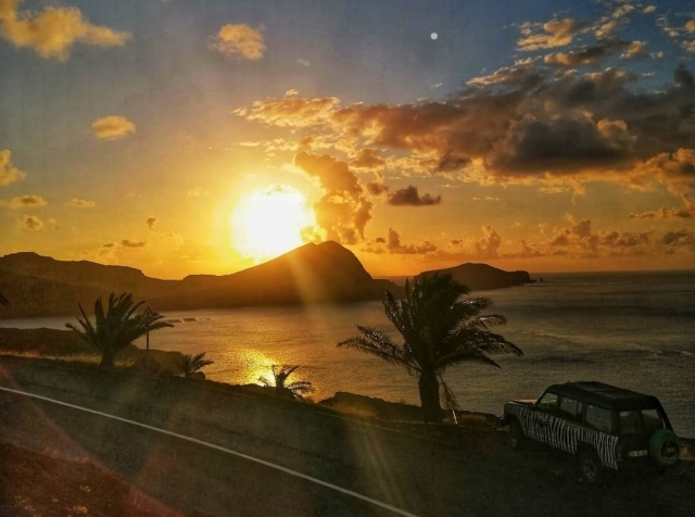 Ruta al atardecer