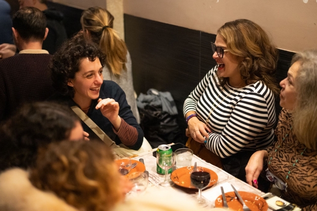durante a experiência gastronómica