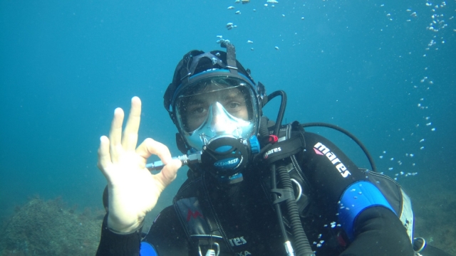 Todo bien durante el buceo