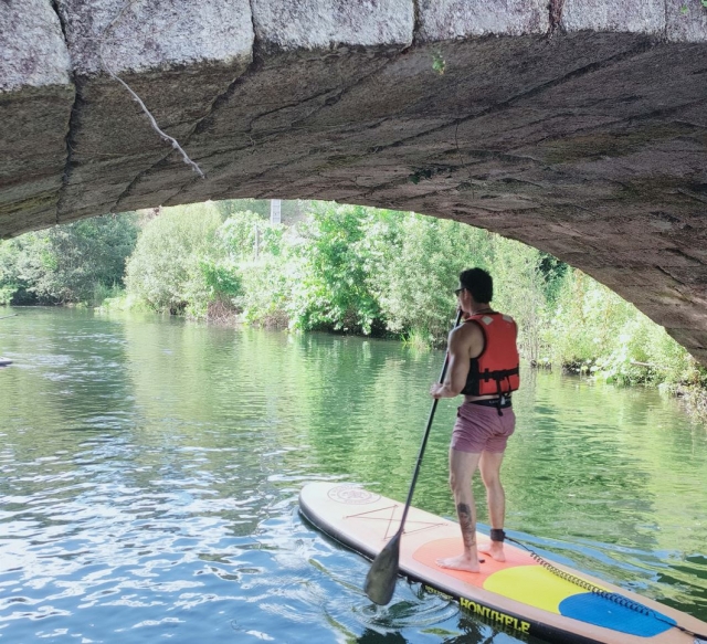  Attraversando la struttura di un arco di piede sulla tavola 