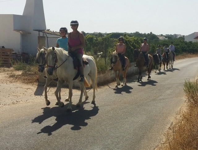 Uan ruta que sigue un camino asfaltado en uno de los tramos del itinerario