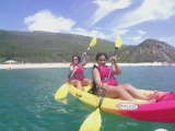 Kayak route Ribeira do Cavalo beach 3h
