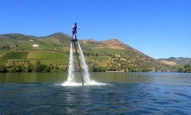  The good thing about flyboarding in this area is that the views are spectacular