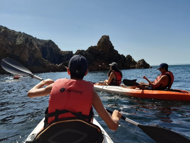 Kayaking route through Arrábida Natural Park 