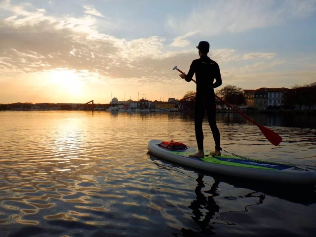  Coucher de soleil en SUP 