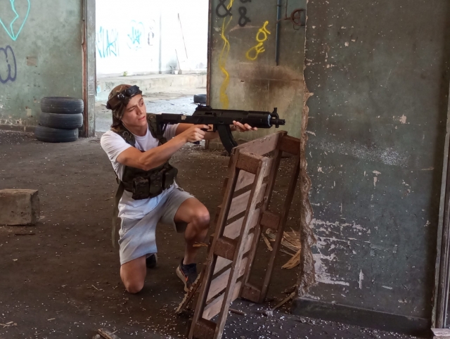  Gioco di laser tag a Braga 