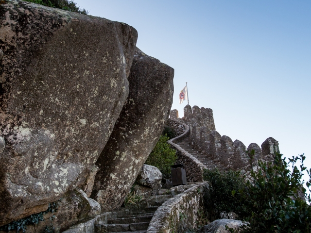 Aufstieg zum Schloss Sintra 