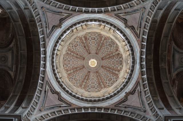 Detalles de los techos del palacio