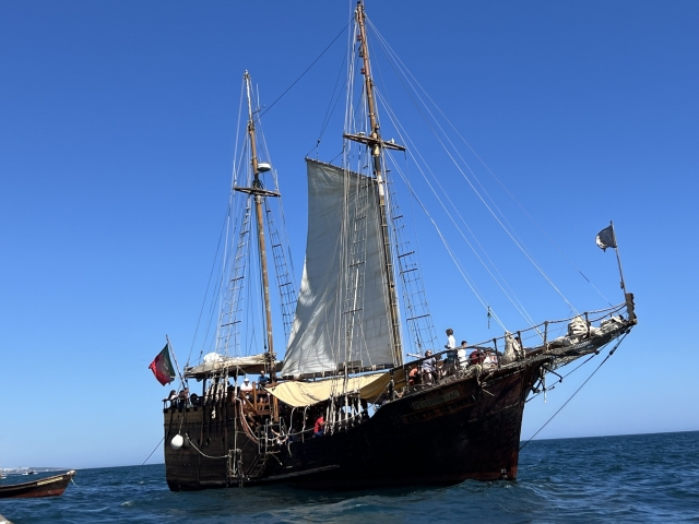Ruta en barco pirata