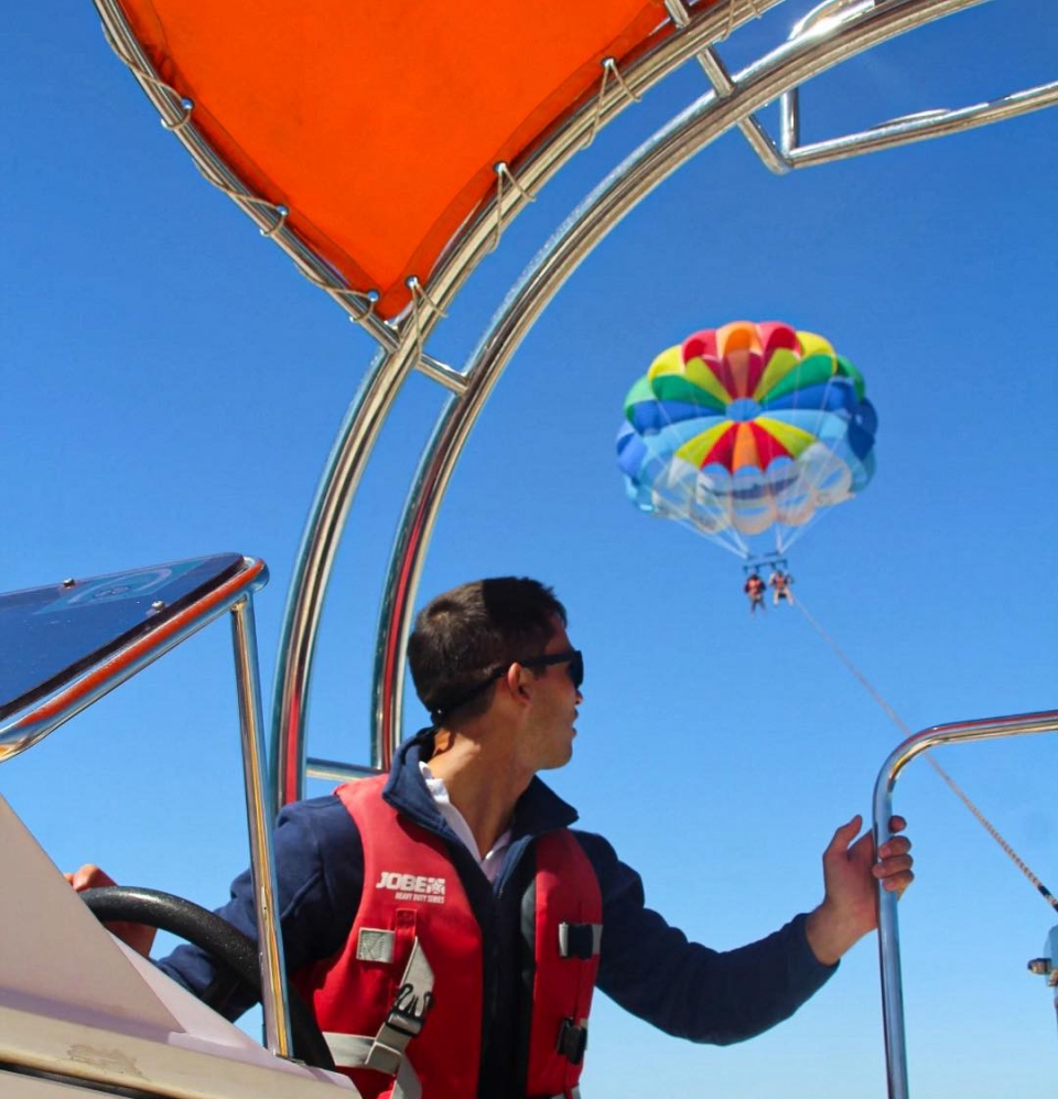  Monitor parasailing 