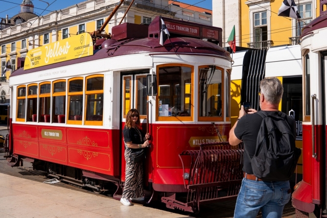 Electrico na Praca do Comercio