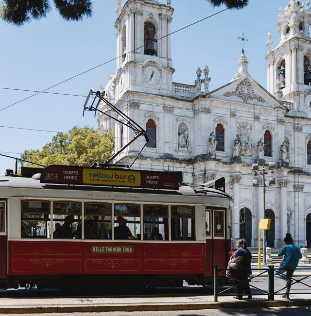 Rota de tram em Lisboa