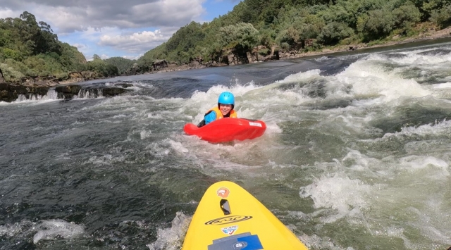 Descent of the Minho River by hydrospeed, 4 hours