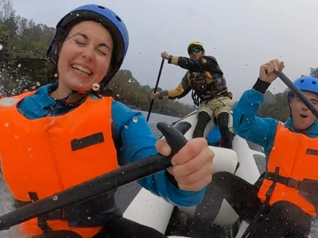 Rafting, sente a adrenalina