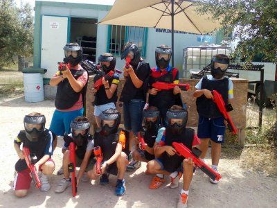 Paintball infantil colegios Arganda