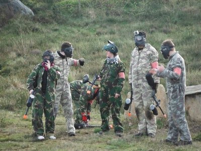 Paintball para adultos con 150 bolas en Mazaricos