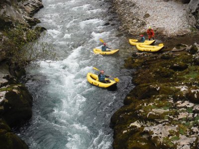 Descenso canoa por el rio Cares, tramo medio, 2h